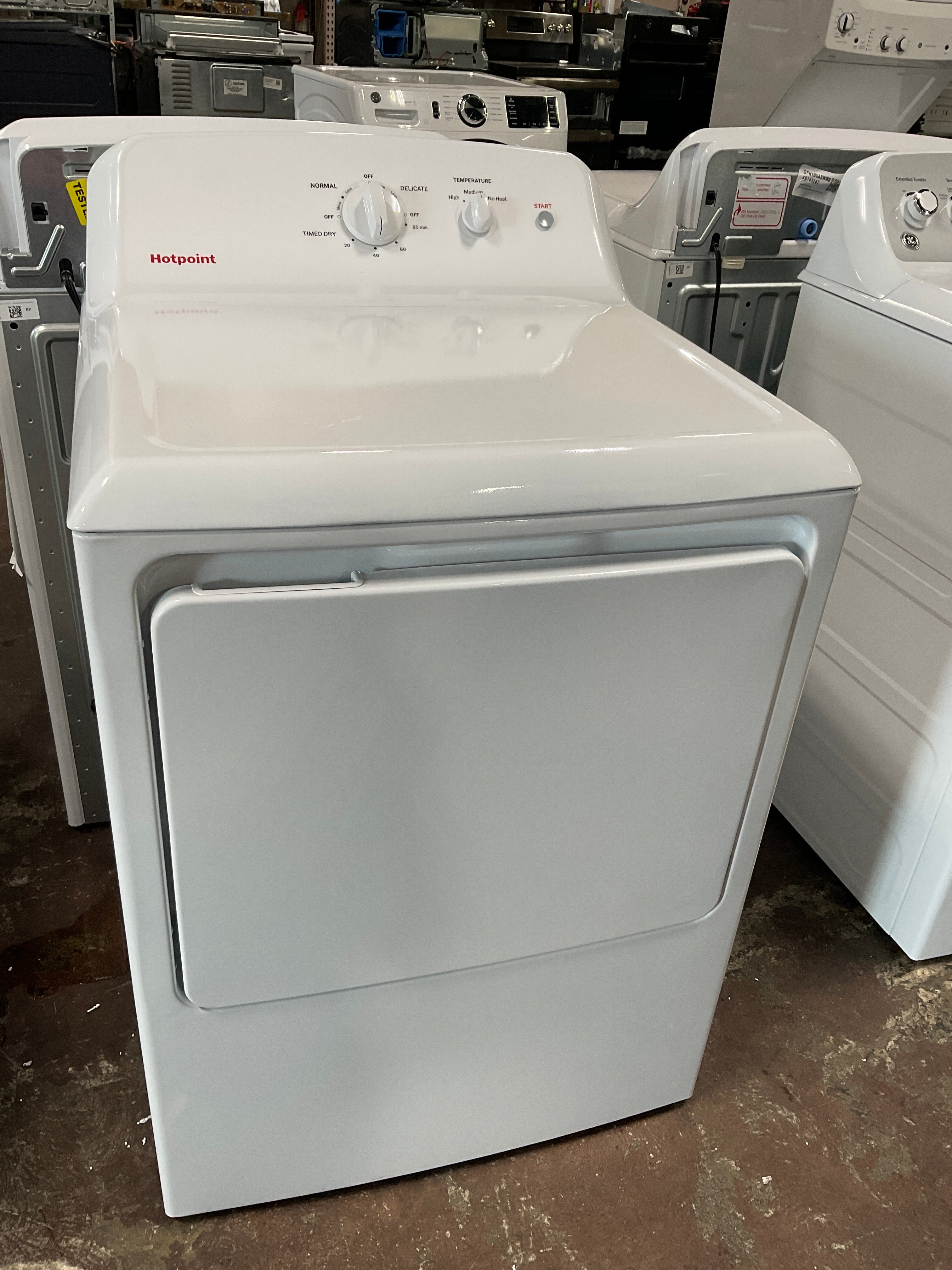 Hotpoint® 6.2 cu. ft. Capacity Electric Dryer with Up To 120 ft. Venting and Shallow Depth - Image 4