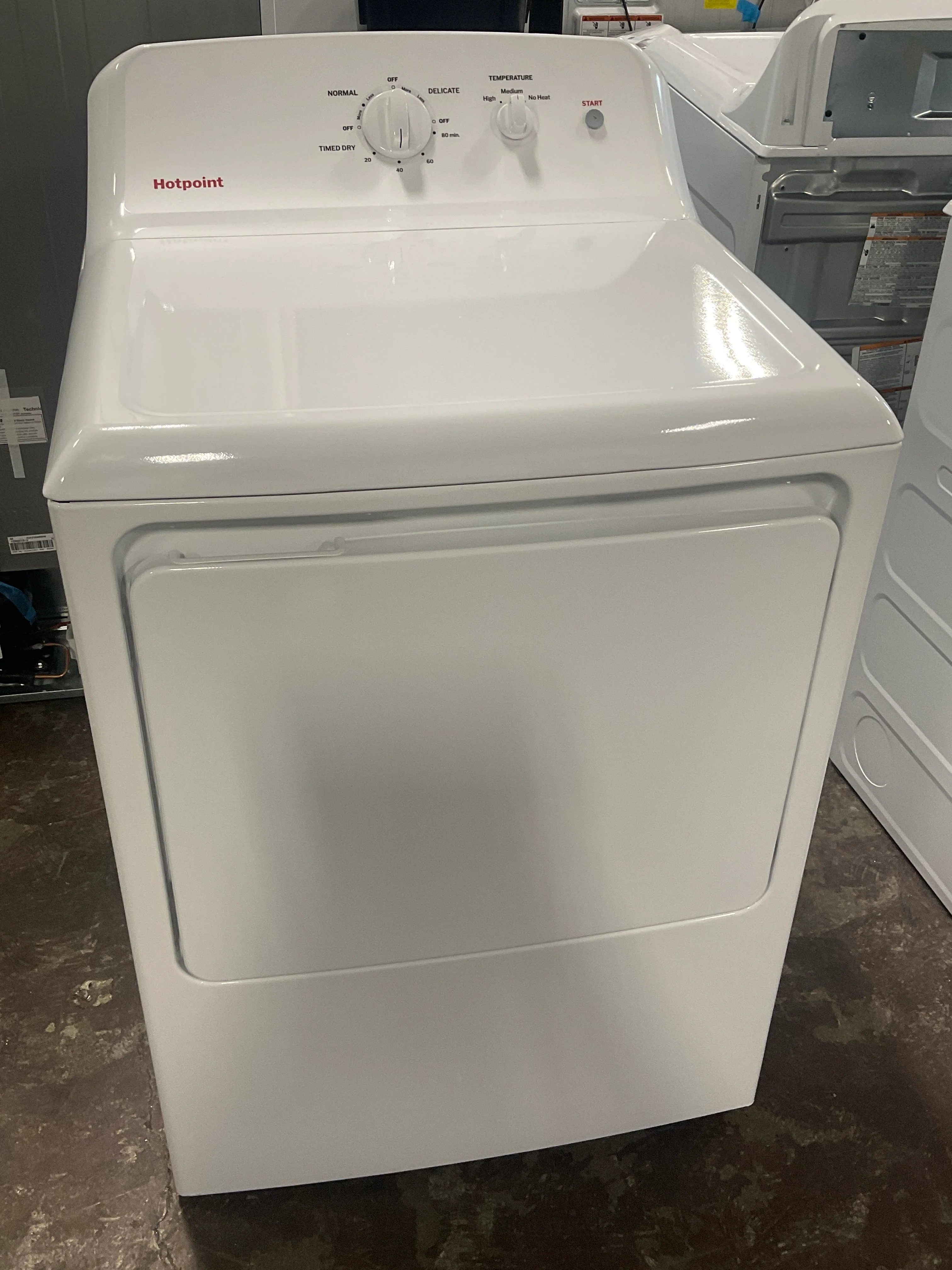 Hotpoint® 6.2 cu. ft. Capacity Electric Dryer with Up To 120 ft. Venting and Shallow Depth - Image 5