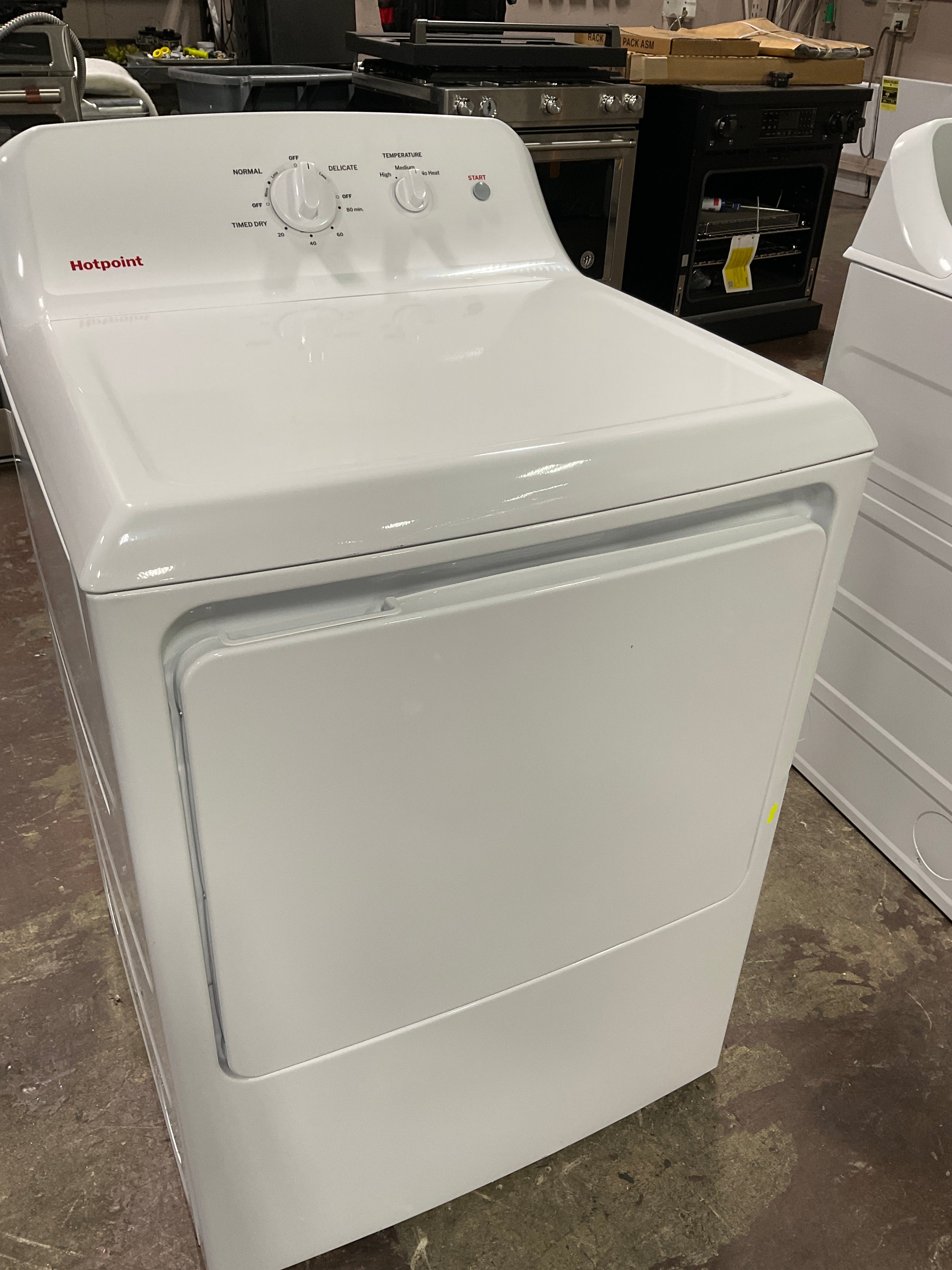 Hotpoint® 6.2 cu. ft. Capacity Gas Dryer with Up To 120 ft. Venting and Shallow Depth - Image 11