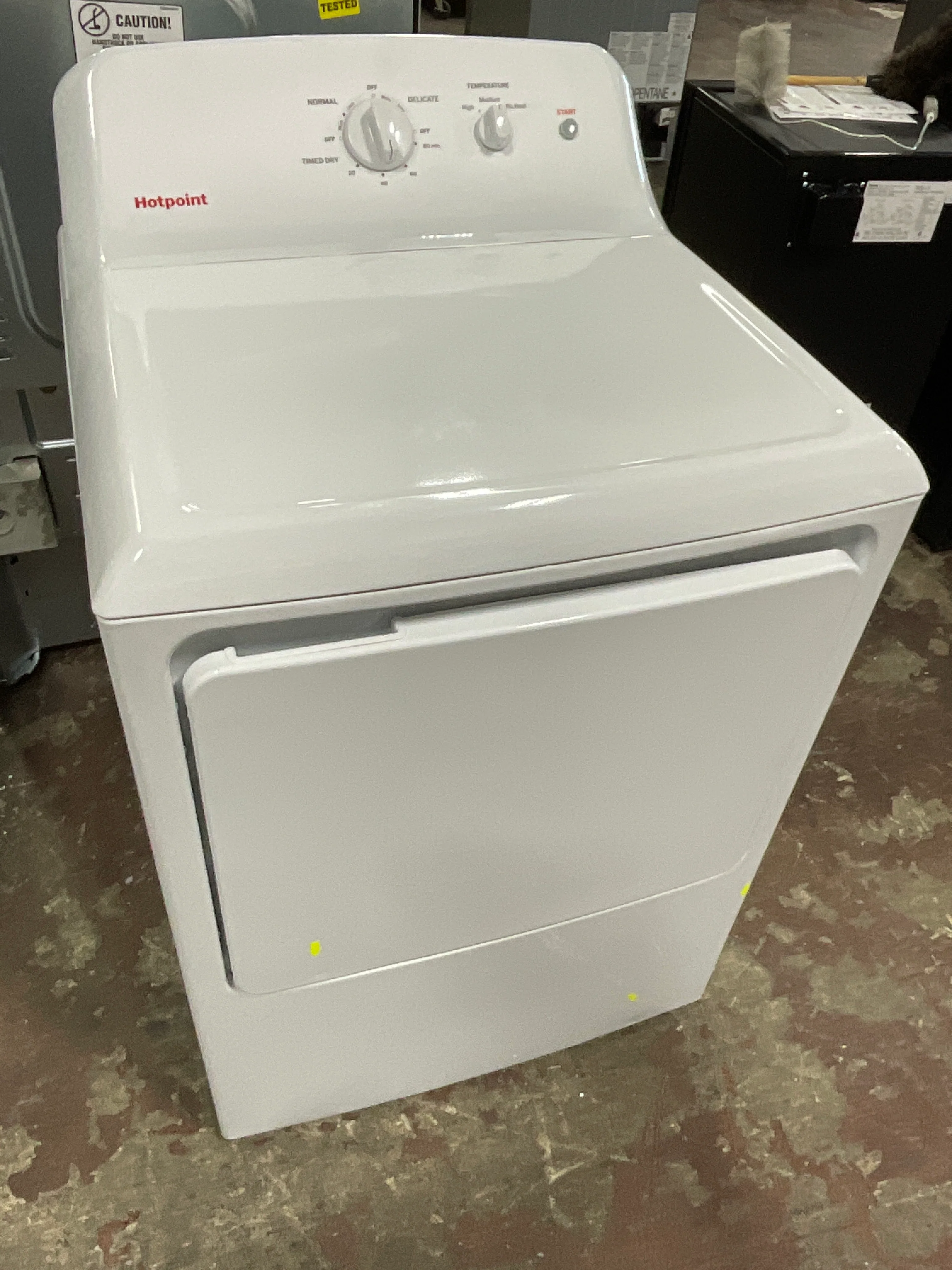 Hotpoint® 6.2 cu. ft. Capacity Gas Dryer with Up To 120 ft. Venting and Shallow Depth - Image 12