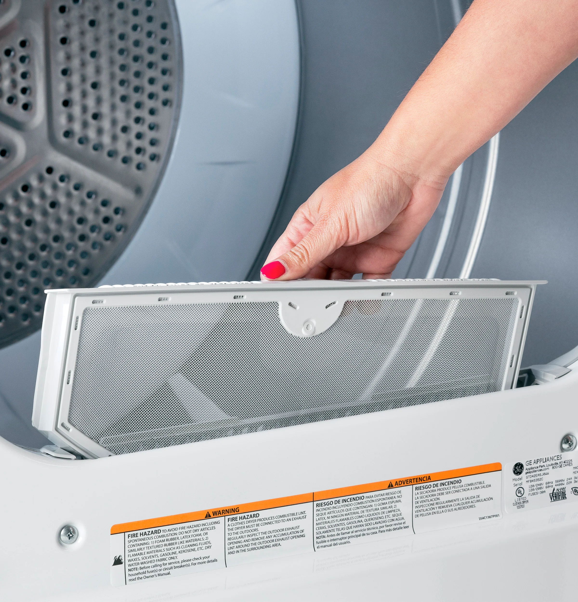 Hotpoint® 6.2 cu. ft. Capacity Gas Dryer with Up To 120 ft. Venting and Shallow Depth - Image 3