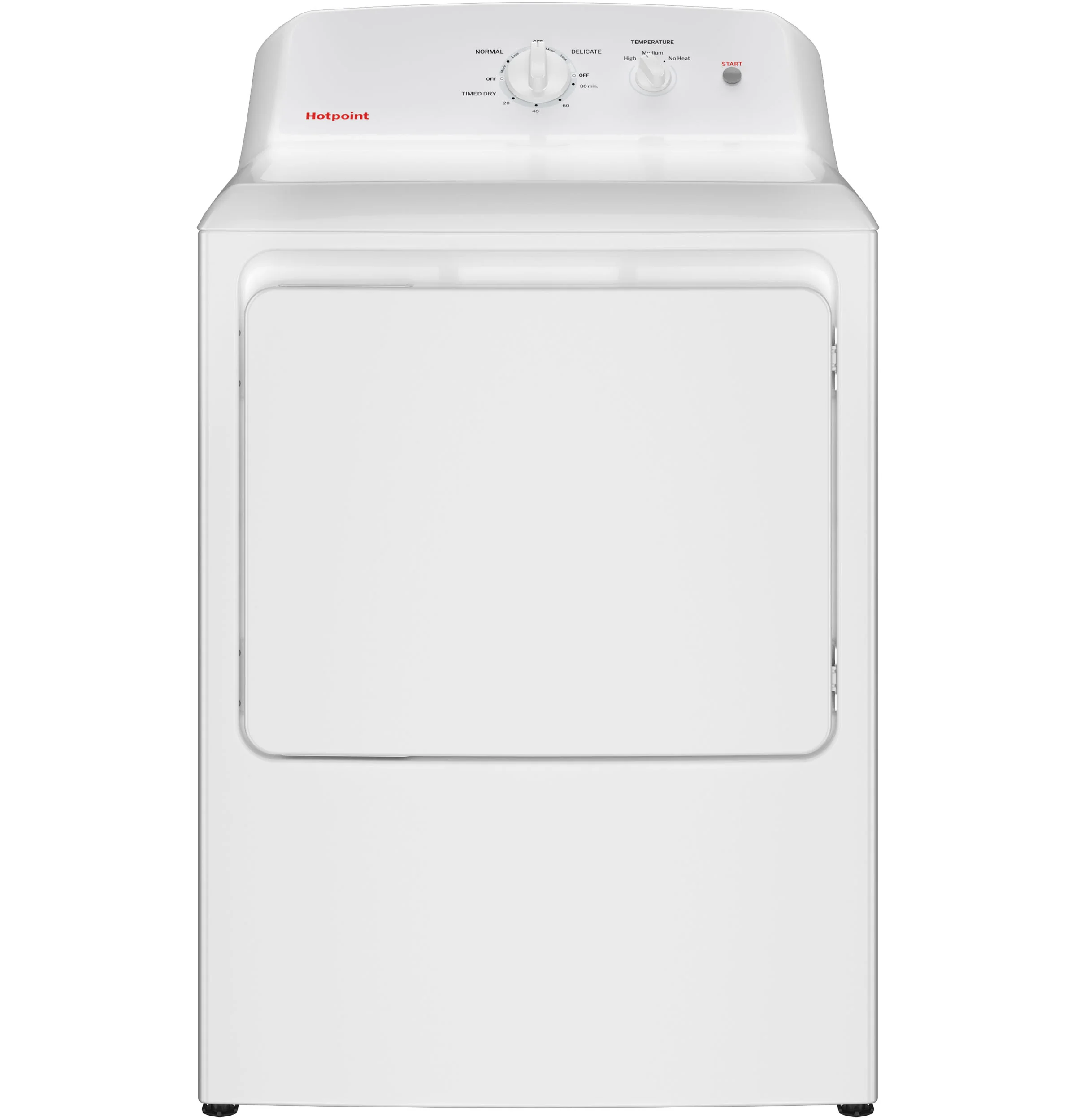 Hotpoint® 6.2 cu. ft. Capacity Gas Dryer with Up To 120 ft. Venting and Shallow Depth - Image 4