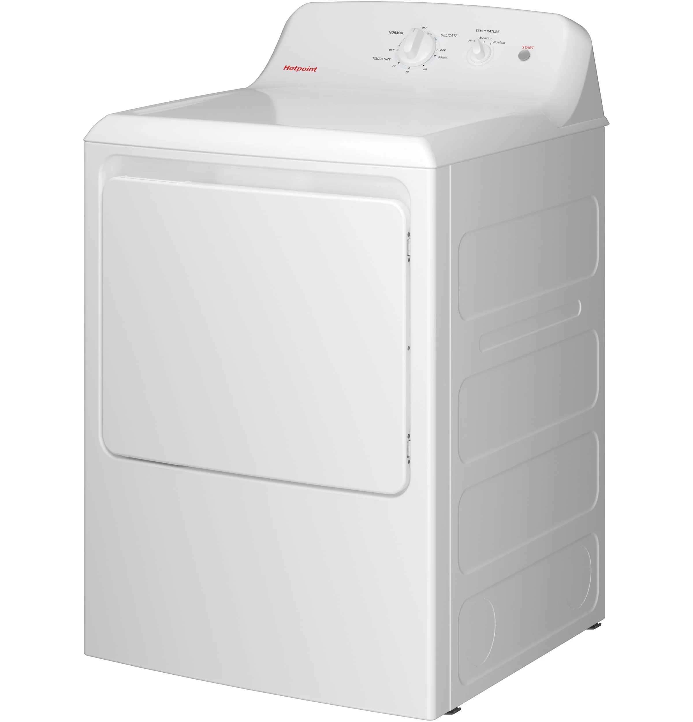 Hotpoint® 6.2 cu. ft. Capacity Gas Dryer with Up To 120 ft. Venting and Shallow Depth - Image 5