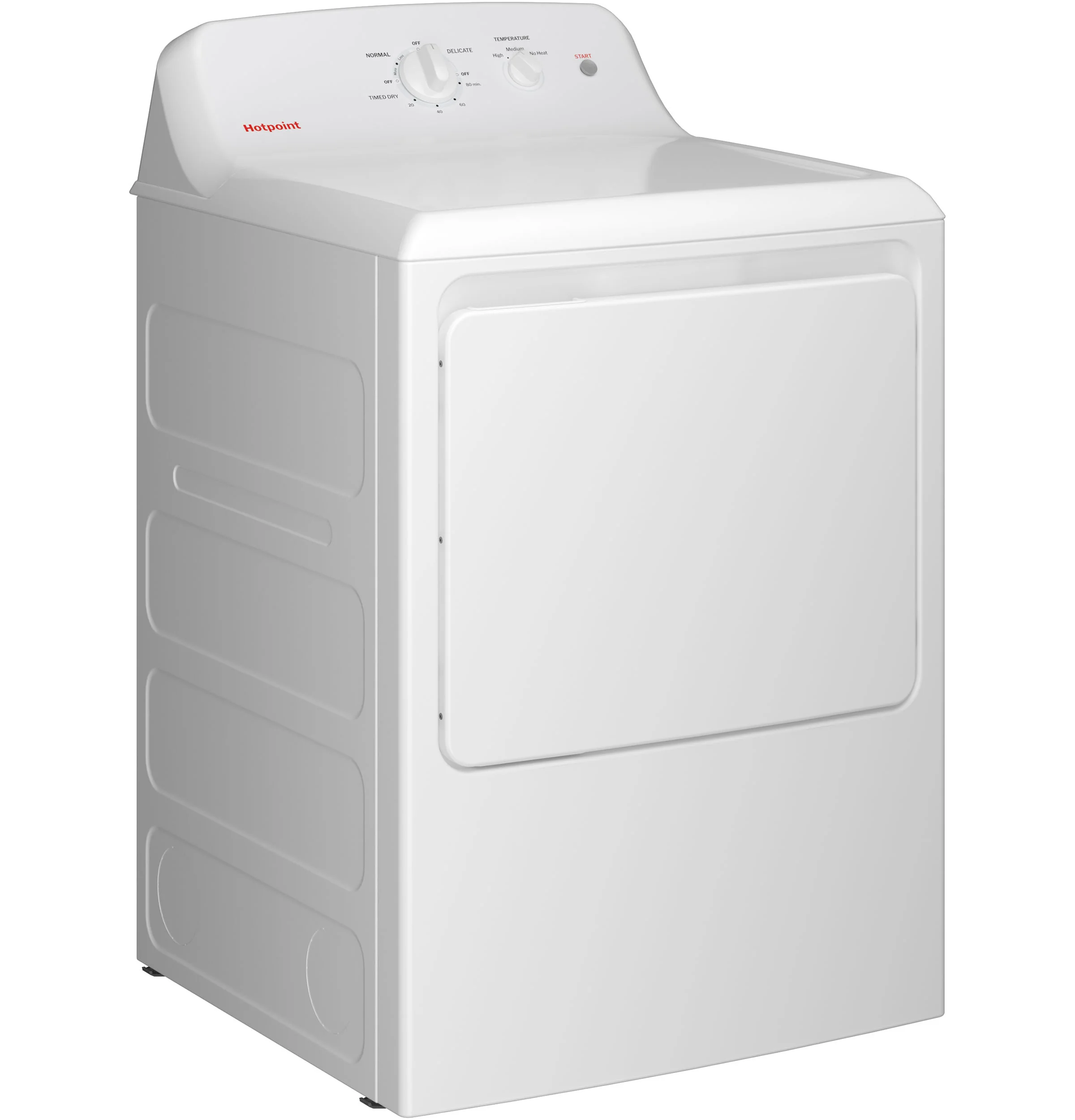 Hotpoint® 6.2 cu. ft. Capacity Gas Dryer with Up To 120 ft. Venting and Shallow Depth - Image 8