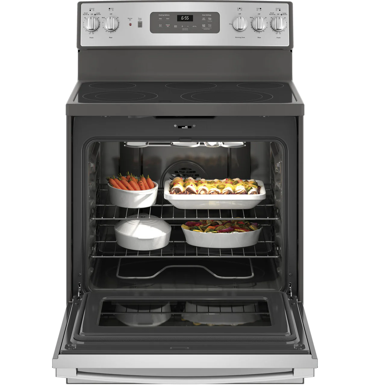 GE® 30" Free-Standing Electric Convection Range - Image 3