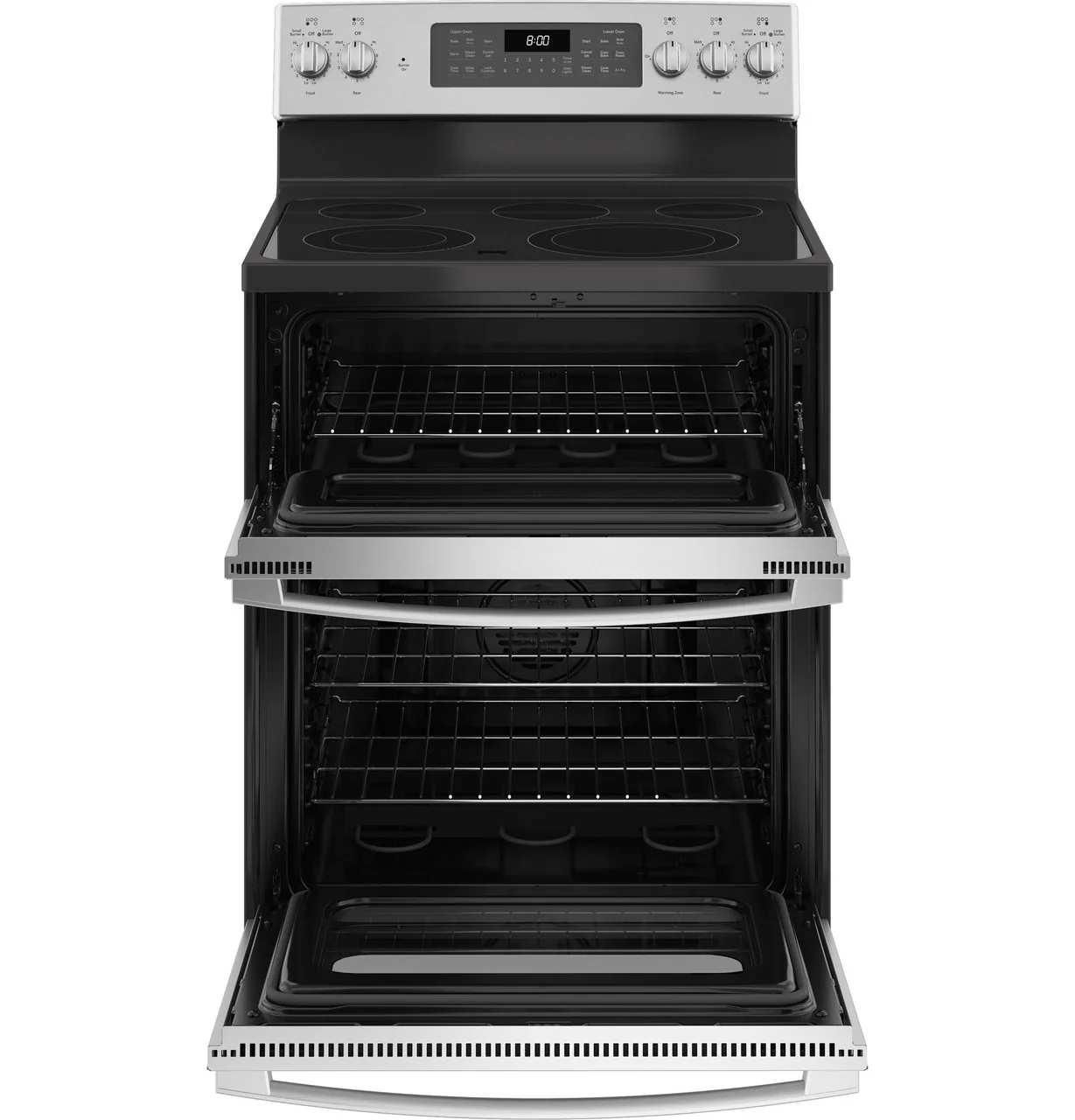 GE 30" Free-Standing Electric Double Oven Convection Range - Image 3
