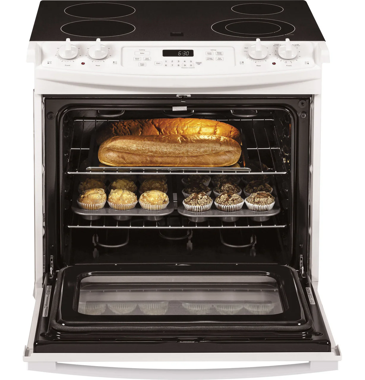 GE® 30" Drop-In Electric Range - Image 4