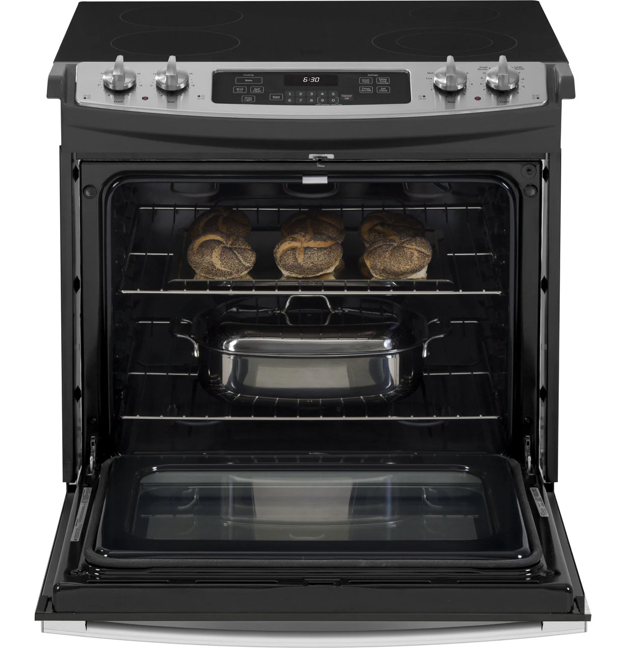 GE® 30" Drop-In Electric Range - Image 3