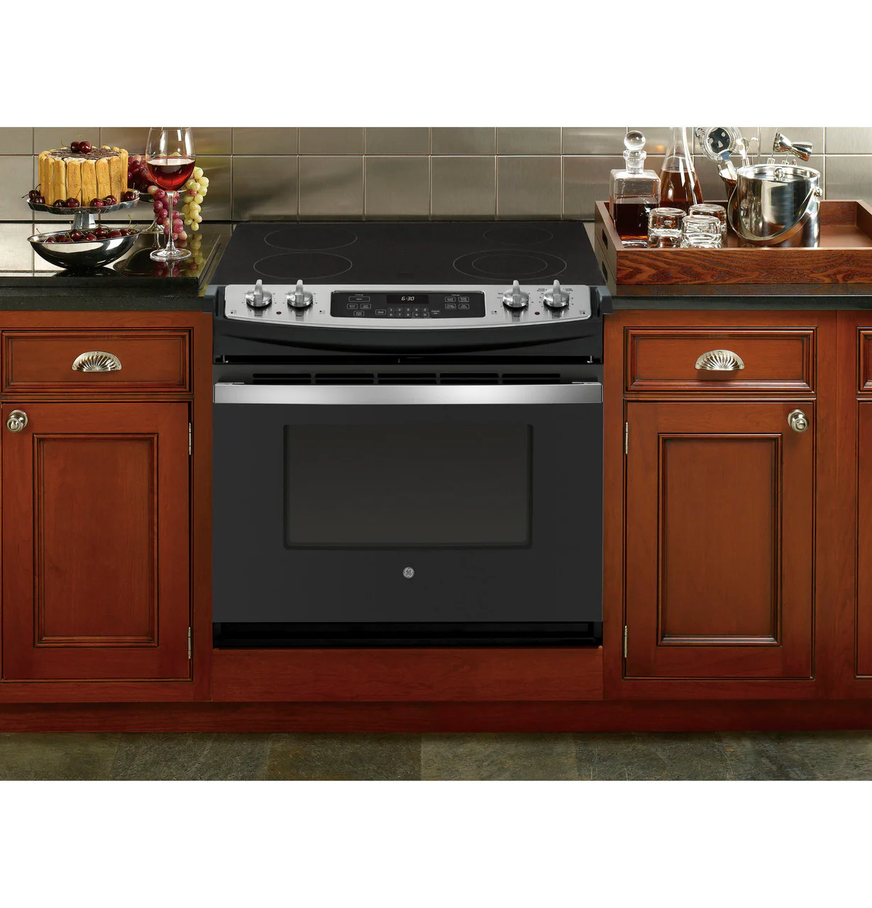 GE® 30" Drop-In Electric Range - Image 4