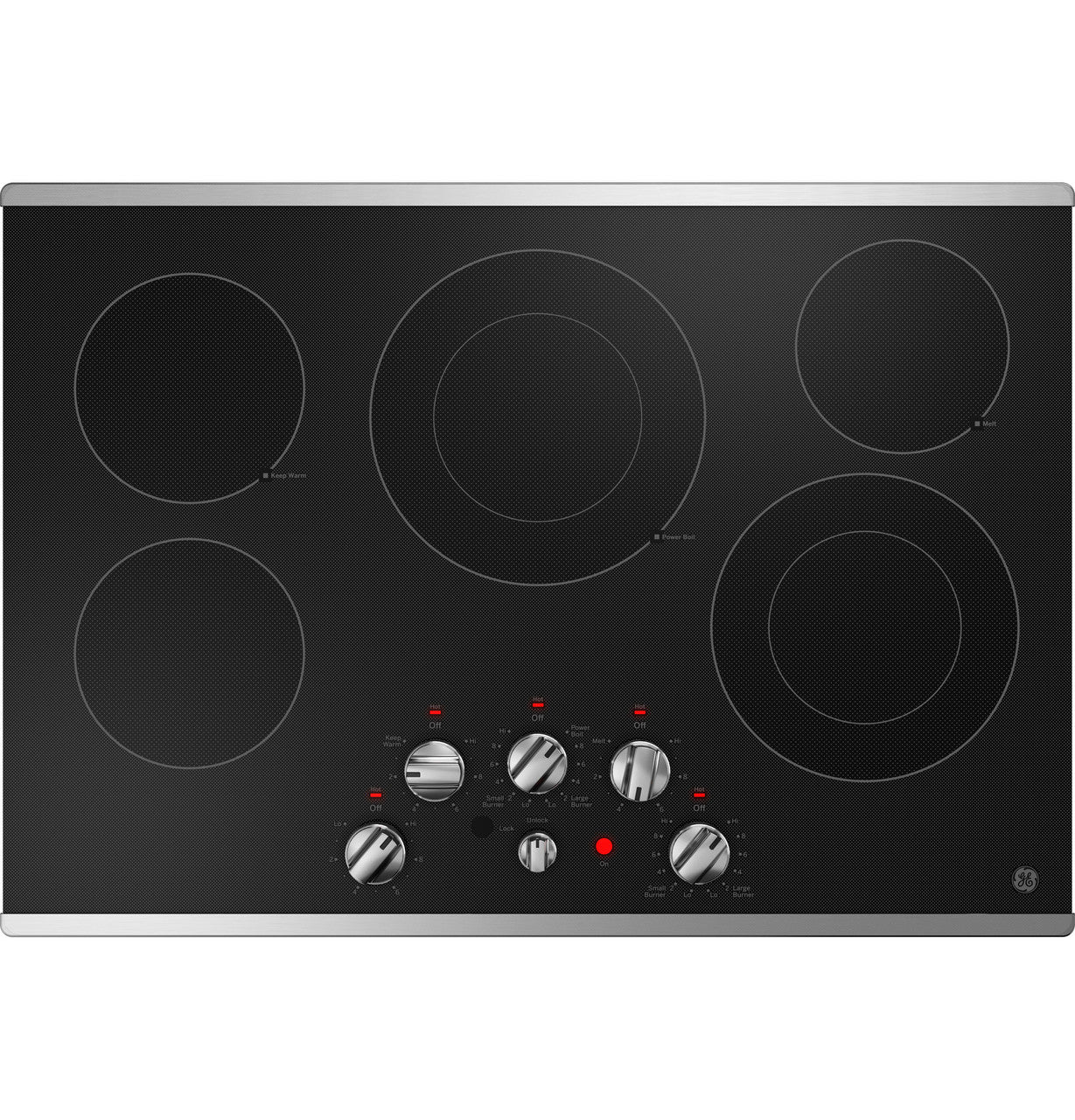 GE® 30" Built-In knob Control Electric Cooktop - Image 3