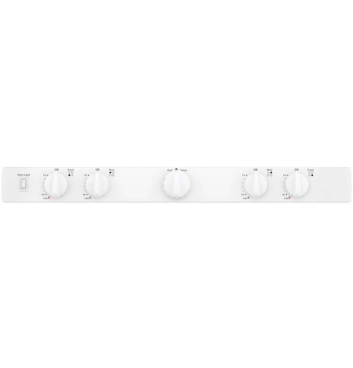 GE GE® 30" Free-Standing Front Control Gas Range - Image 5