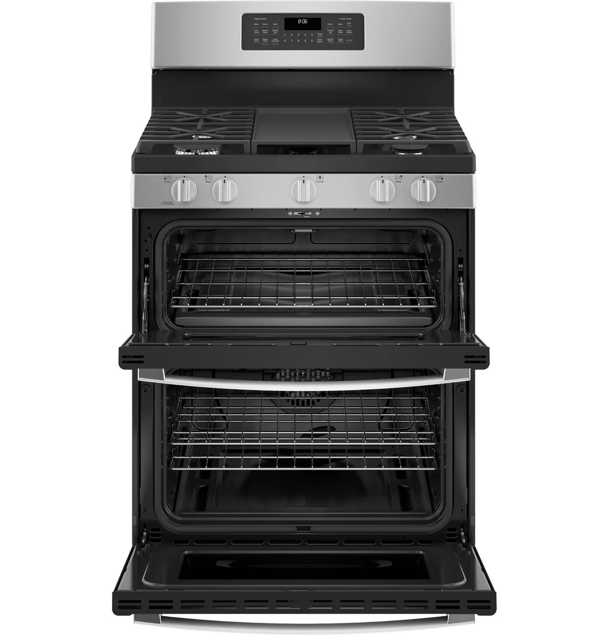 GE 30" Free-Standing Gas Double Oven Convection Range - Image 3
