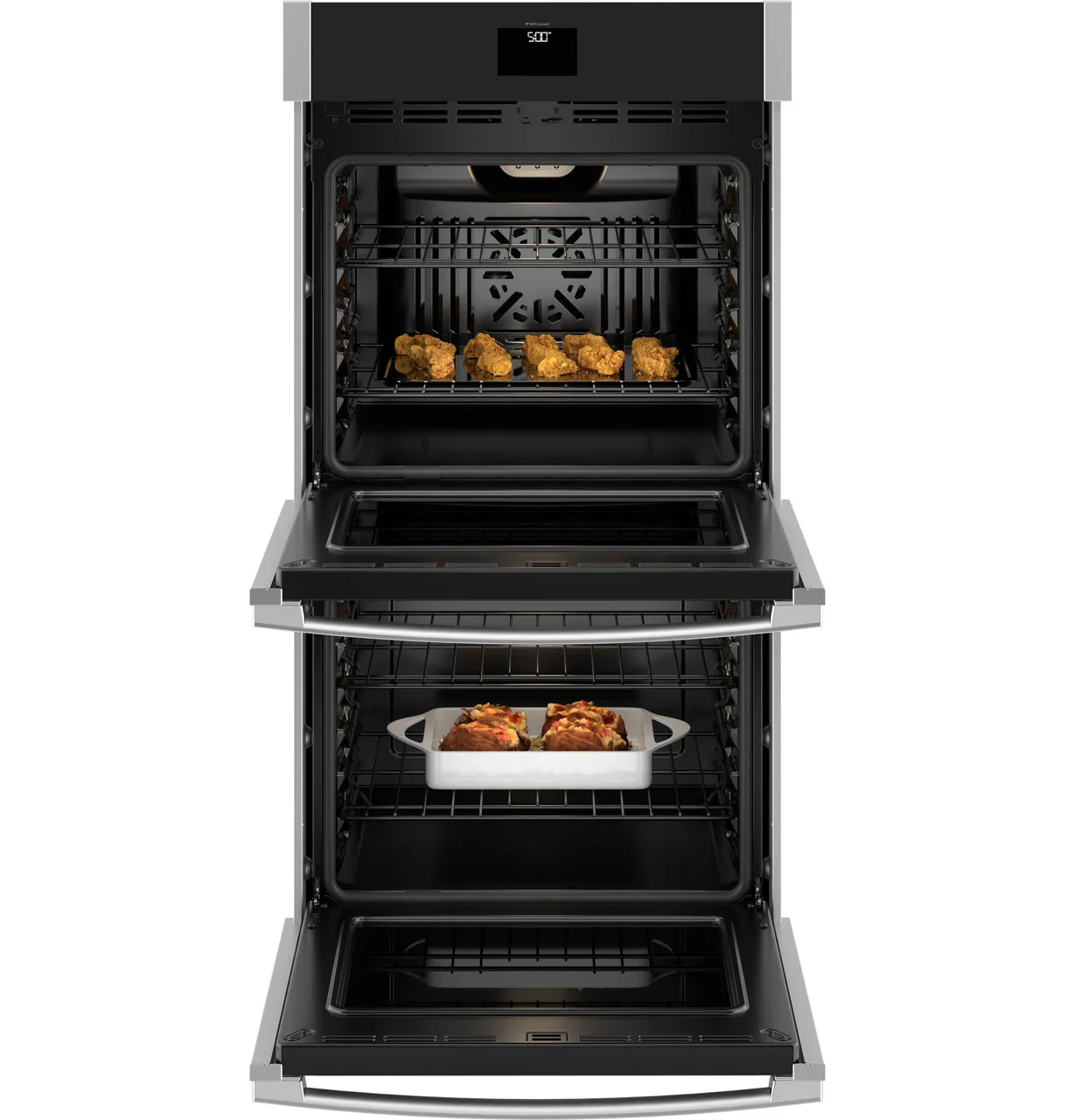 GE® 27" Smart Built-In Convection Double Wall Oven with No Preheat Air Fry - Image 4
