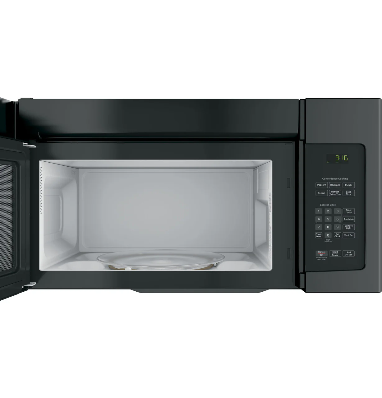 GE® 1.6 Cu. Ft. Over-the-Range Microwave Oven with Recirculating Venting - Image 3