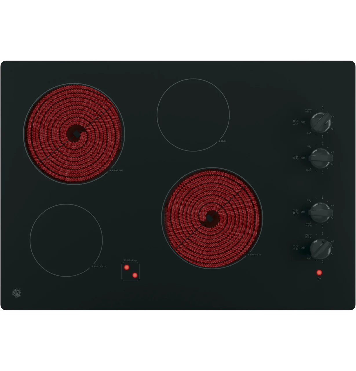 GE GE® 30" Built-In Knob Control Electric Cooktop - Image 4