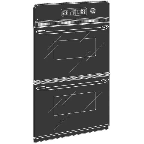GE® 24" Double Wall Oven - Image 3