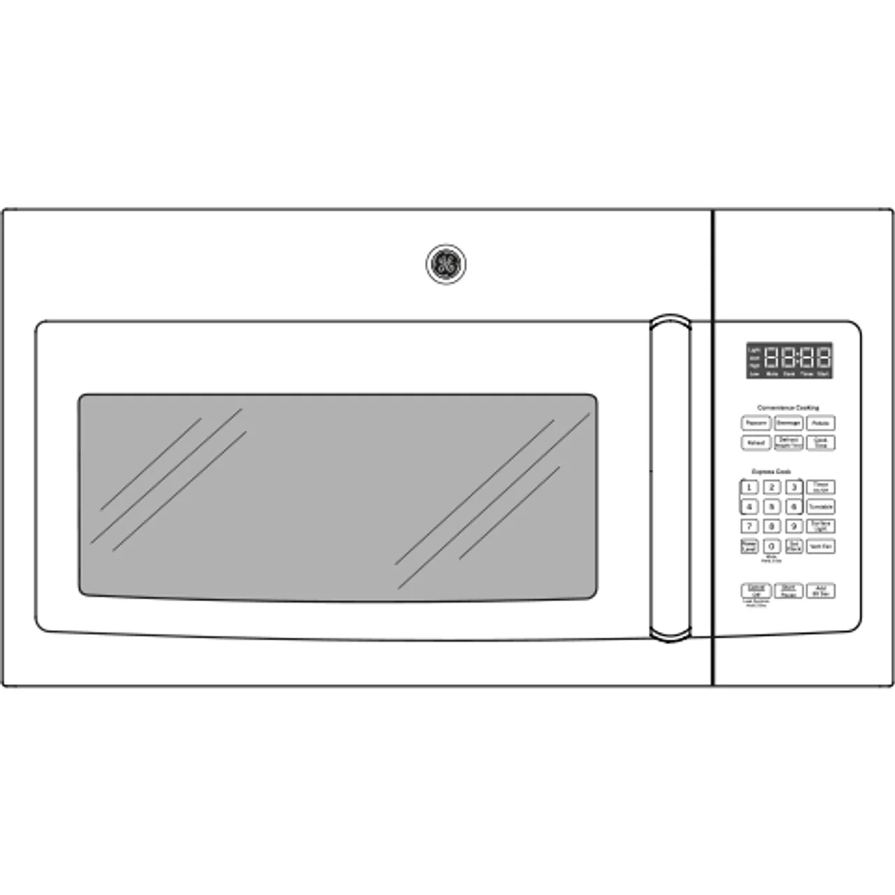 GE® 1.6 Cu. Ft. Over-the-Range Microwave Oven - Image 5