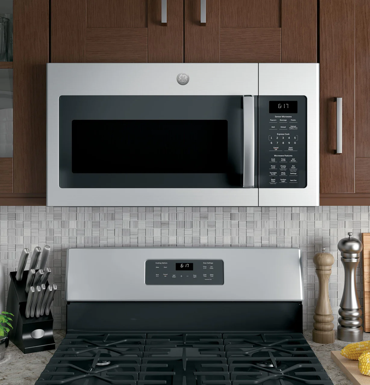GE® 1.7 Cu. Ft. Over-the-Range Sensor Microwave Oven - Image 3