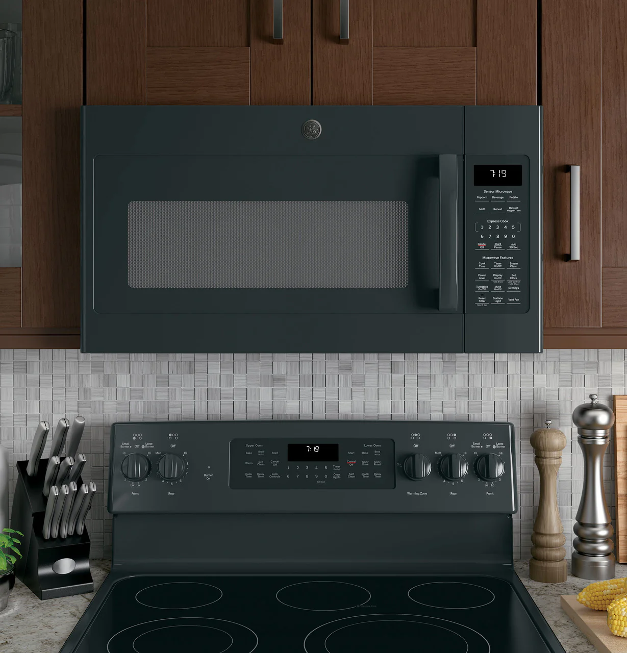 GE® 1.9 Cu. Ft. Over-the-Range Sensor Microwave Oven - Image 3