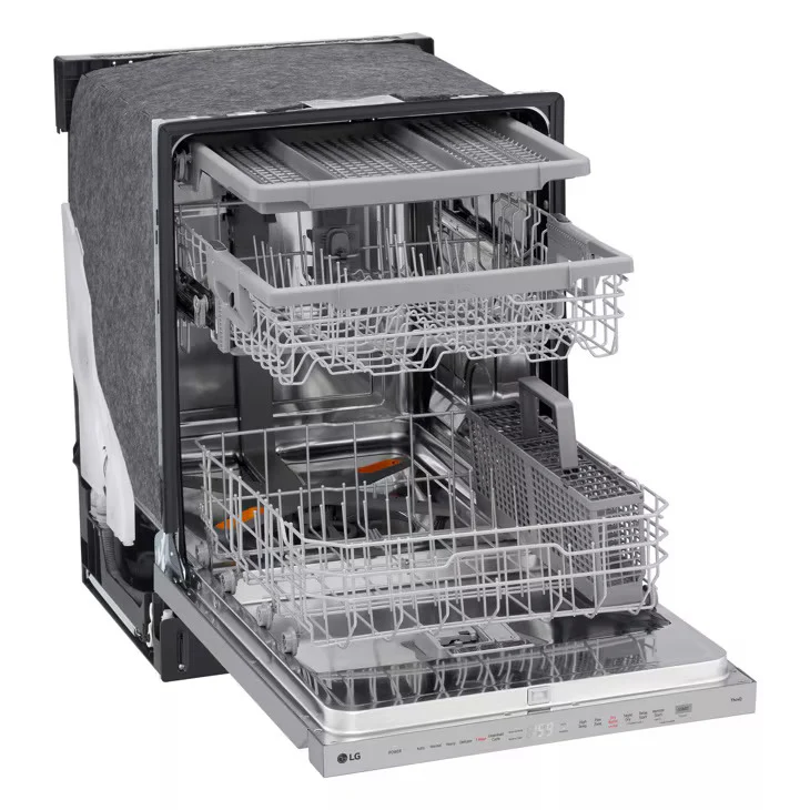 LG 24-inch Wide Top Control Dishwasher in PrintProof™ Stainless Steel - LDPH5554S - Image 3