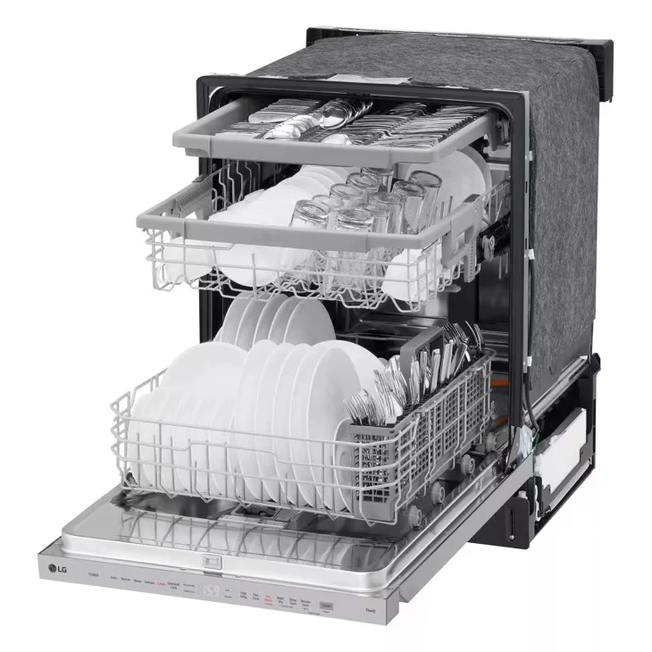 LG 24-inch Wide Top Control Dishwasher in PrintProof™ Stainless Steel - LDPH5554S - Image 6