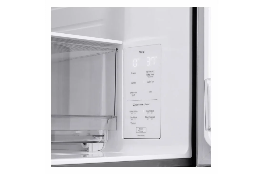 LG 30 cu. ft. Smart Standard-Depth MAX™ 4-Door French Door Refrigerator with Full-Convert Drawer™ - Image 8