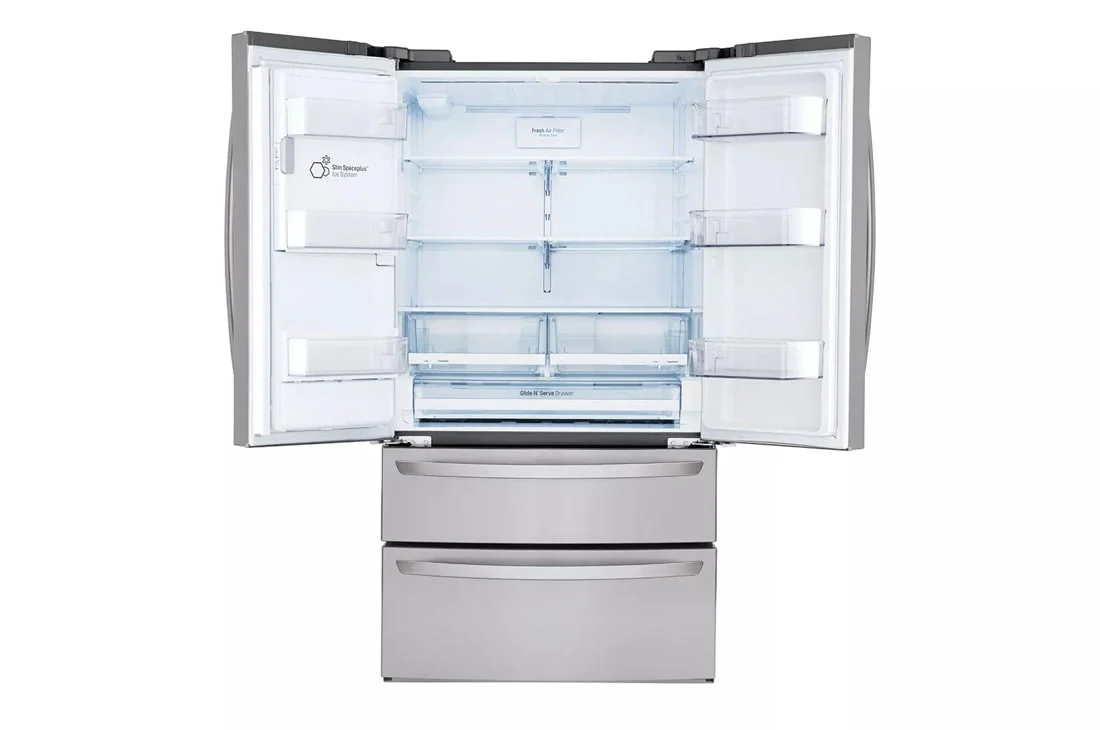 LG 36-inch Wide French Door Refrigerator - 28 cu. ft. - LMXS28626S - Image 4