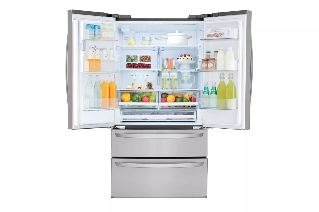 LG 36-inch Wide French Door Refrigerator - 28 cu. ft. - LMXS28626S - Image 5