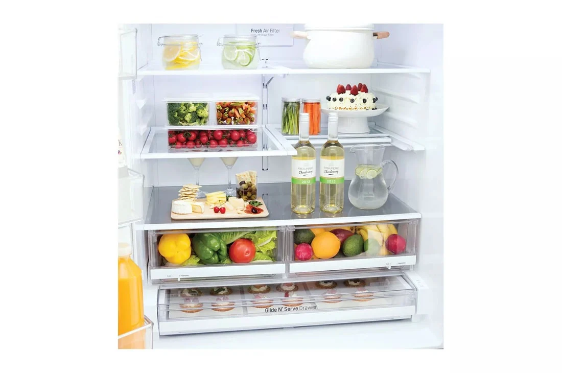 LG 36-inch Wide French Door Refrigerator - 28 cu. ft. - LMXS28626S - Image 7