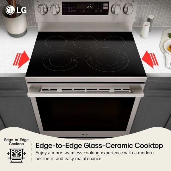 LG 6.3 cu. ft. Smart Wi-Fi Enabled ProBake Convection® Electric Range with Air Fry & EasyClean® - Image 5