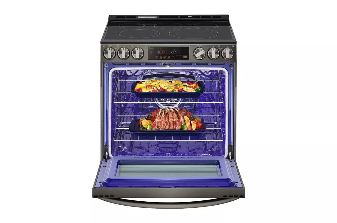 6.3 cu ft. Smart Wi-Fi Enabled Fan Convection Electric Slide-in Range with Air Fry & EasyClean® - Image 8