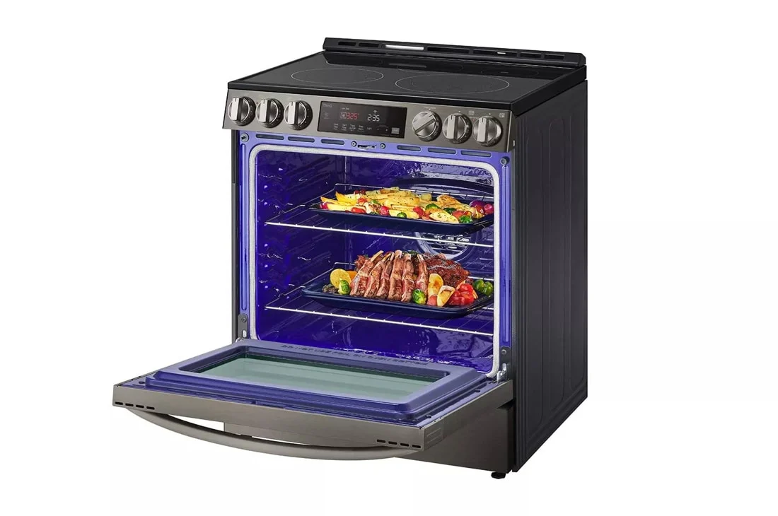 6.3 cu ft. Smart Wi-Fi Enabled Fan Convection Electric Slide-in Range with Air Fry & EasyClean® - Image 9