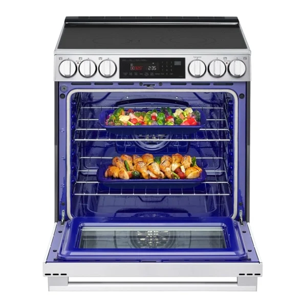 LG 6.3 cu. ft. Smart Electric Slide-in Range with InstaView®, ProBake Convection®, and Air Fry - Image 10