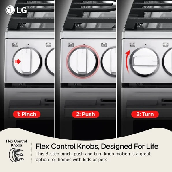 LG 6.3 cu. ft. Smart Electric Slide-in Range with InstaView®, ProBake Convection®, and Air Fry - Image 4