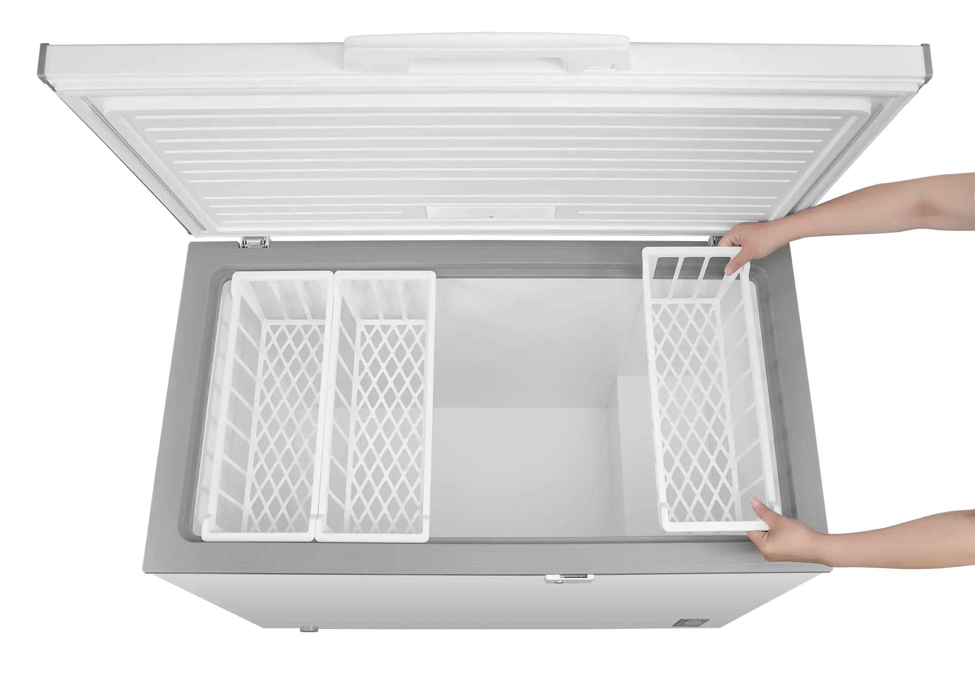 Midea 10.4 cu. ft. Convertible Chest Freezer with Removable Storage Basket - Image 7
