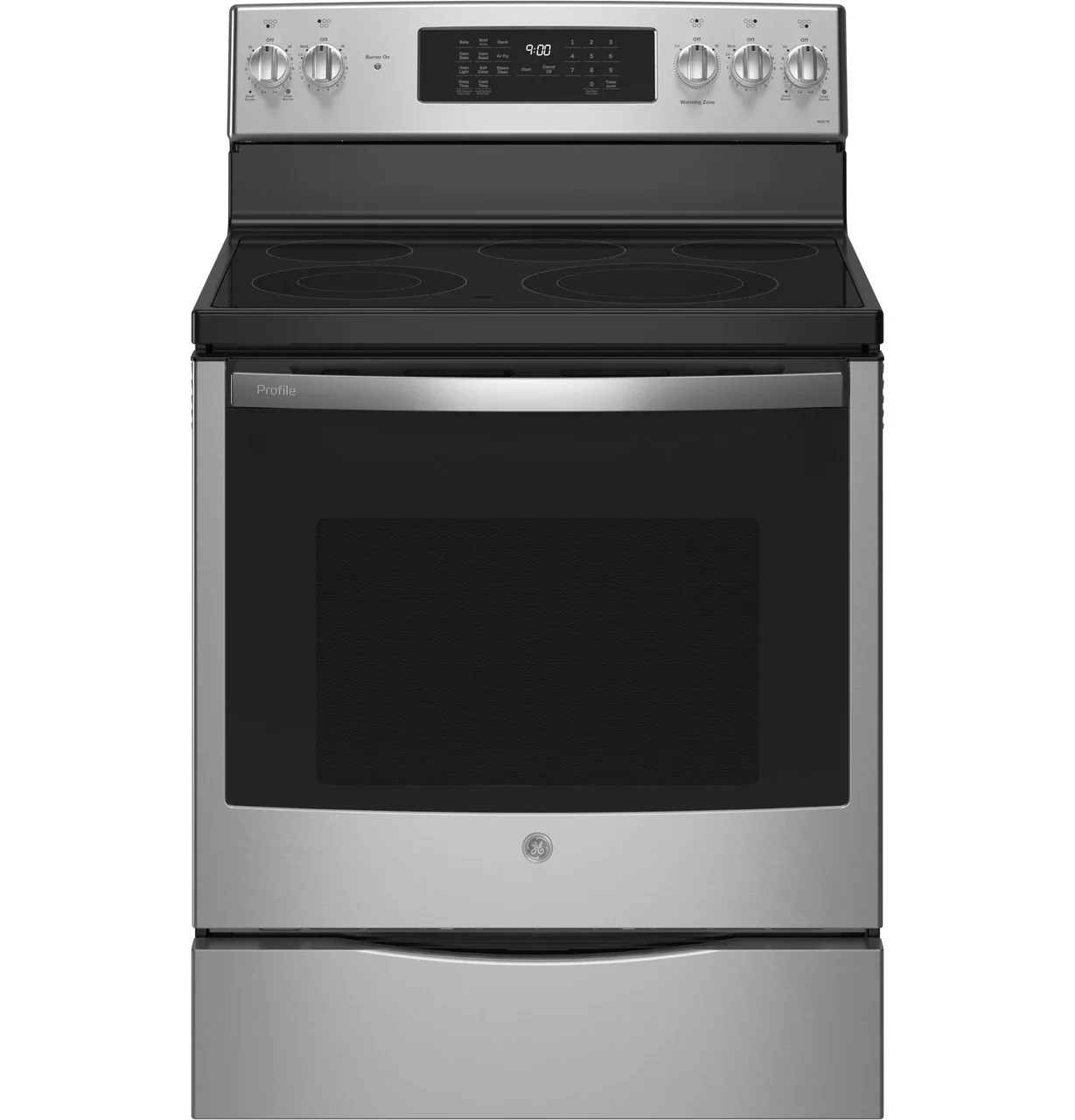 GE Profile™ ENERGY STAR® 30" Smart Free-Standing Electric Convection Fingerprint Resistant Range with No Preheat Air Fry - Image 2