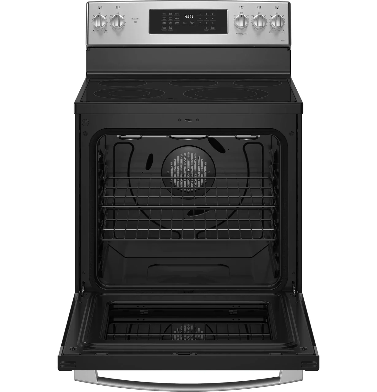 GE Profile™ ENERGY STAR® 30" Smart Free-Standing Electric Convection Fingerprint Resistant Range with No Preheat Air Fry - Image 4