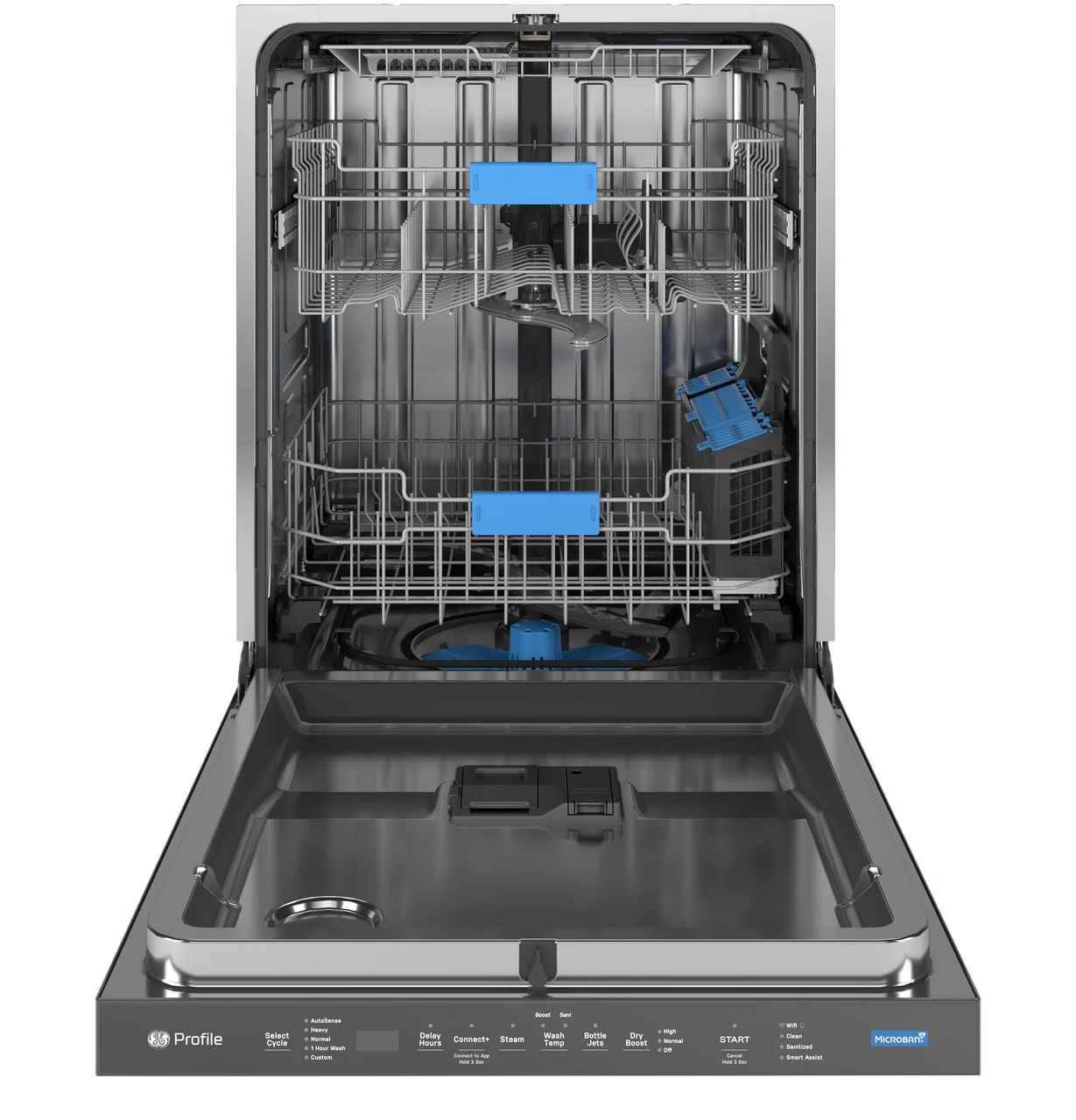 GE Profile™ ENERGY STAR® Fingerprint Resistant Top Control Stainless Interior Dishwasher with Microban™ Antimicrobial Technology - Image 4