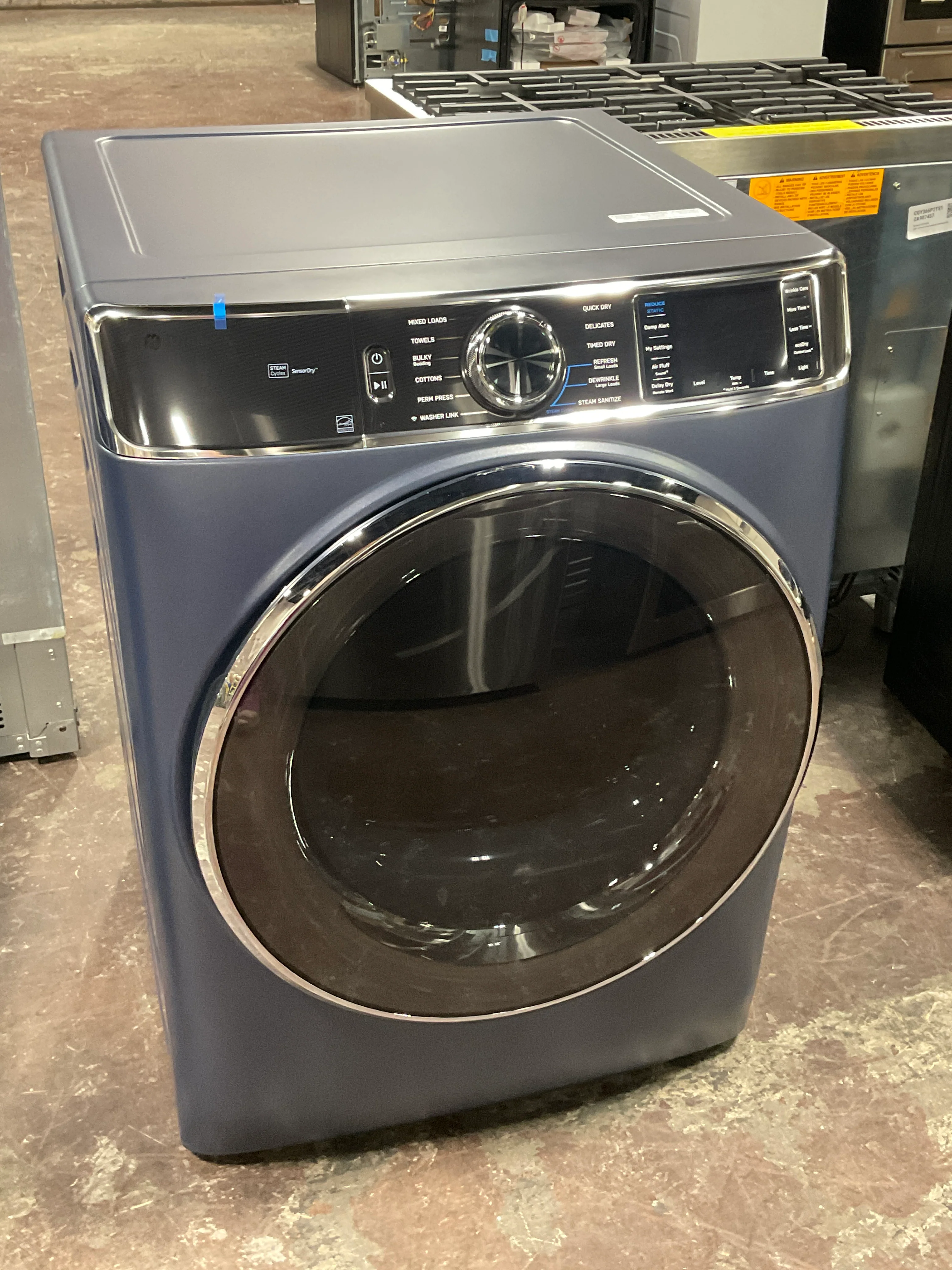 GE Profile™ 7.8 cu. ft. Capacity Smart Front Load Electric Dryer with Steam and Sanitize Cycle - Image 13