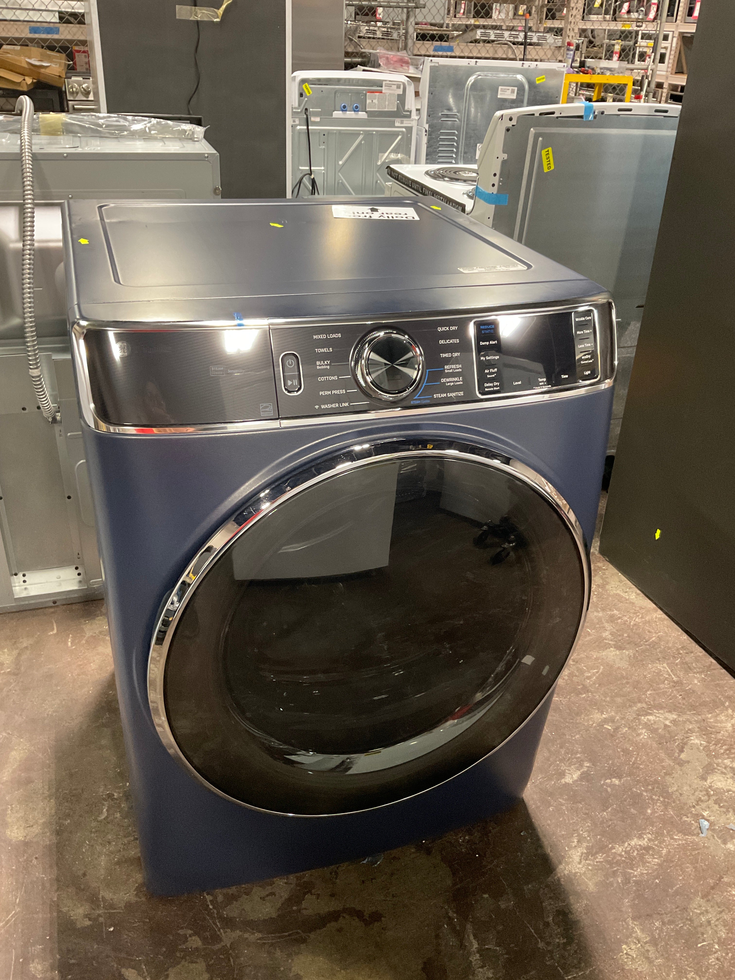 GE Profile™ 7.8 cu. ft. Capacity Smart Front Load Electric Dryer with Steam and Sanitize Cycle - Image 18