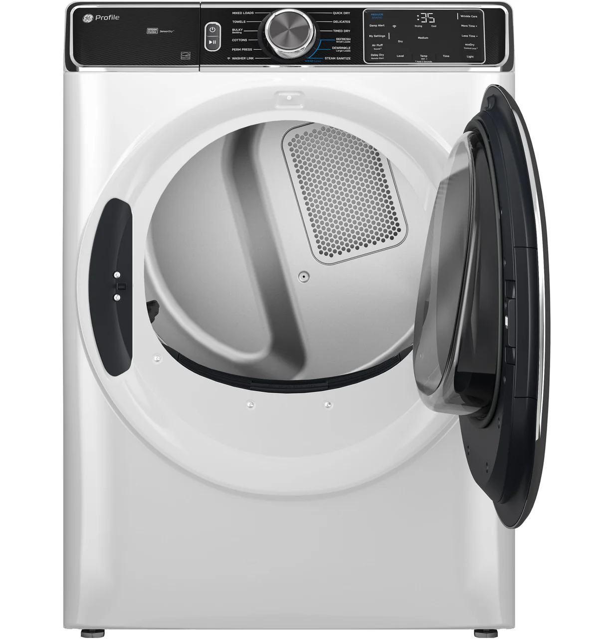 GE Profile™ 7.8 cu. ft. Capacity Smart Front Load Electric Dryer with Steam and Sanitize Cycle - Image 3