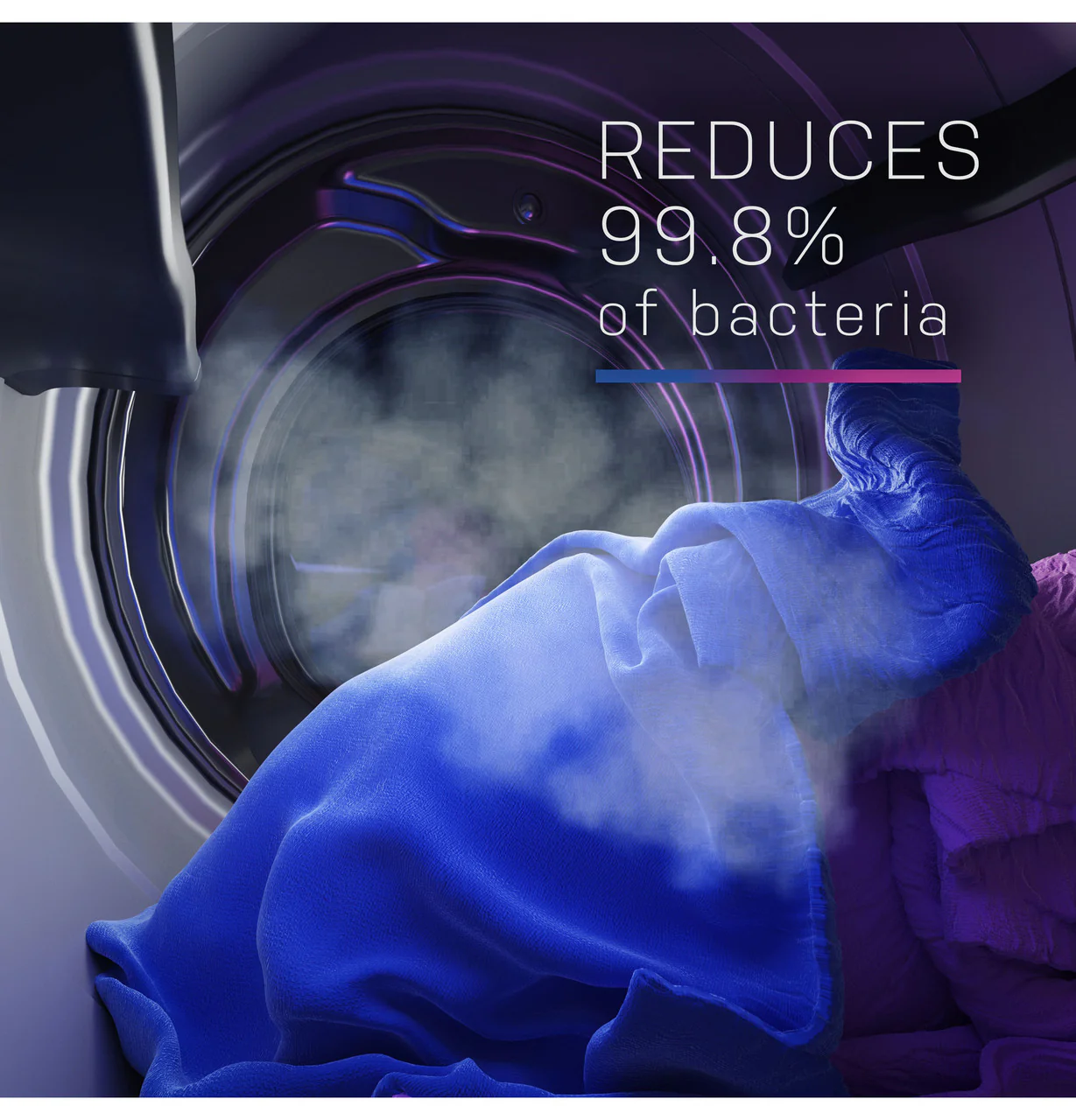 GE Profile™ 7.8 cu. ft. Capacity Smart Front Load Gas Dryer with Steam and Sanitize Cycle - Image 5