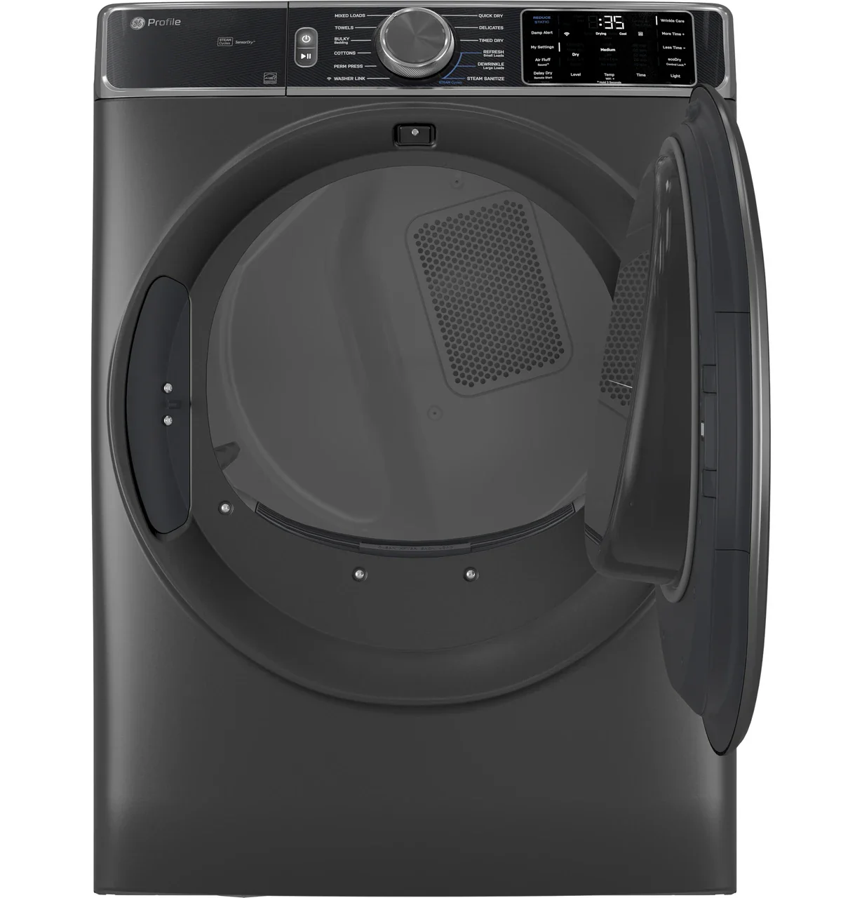 GE Profile™ ENERGY STAR® 7.8 cu. ft. Capacity Smart Front Load Electric Dryer with Steam and Sanitize Cycle - Image 2