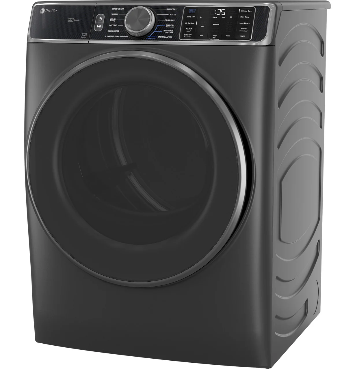 GE Profile™ ENERGY STAR® 7.8 cu. ft. Capacity Smart Front Load Gas Dryer with Steam and Sanitize Cycle - Image 5