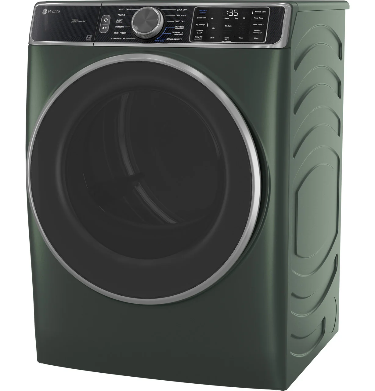 GE Profile™ ENERGY STAR® 7.8 cu. ft. Capacity Smart Front Load Gas Dryer with Steam and Sanitize Cycle - Image 5