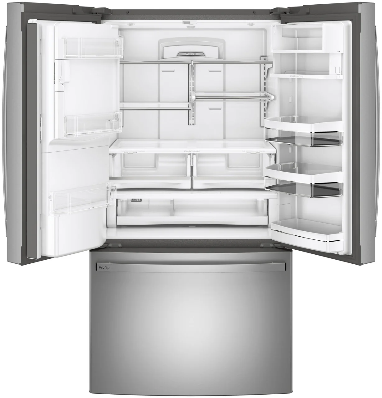 GE Profile™ ENERGY STAR® 27.7 Cu. Ft. Fingerprint Resistant French-Door Refrigerator with Hands-Free AutoFill - Image 3