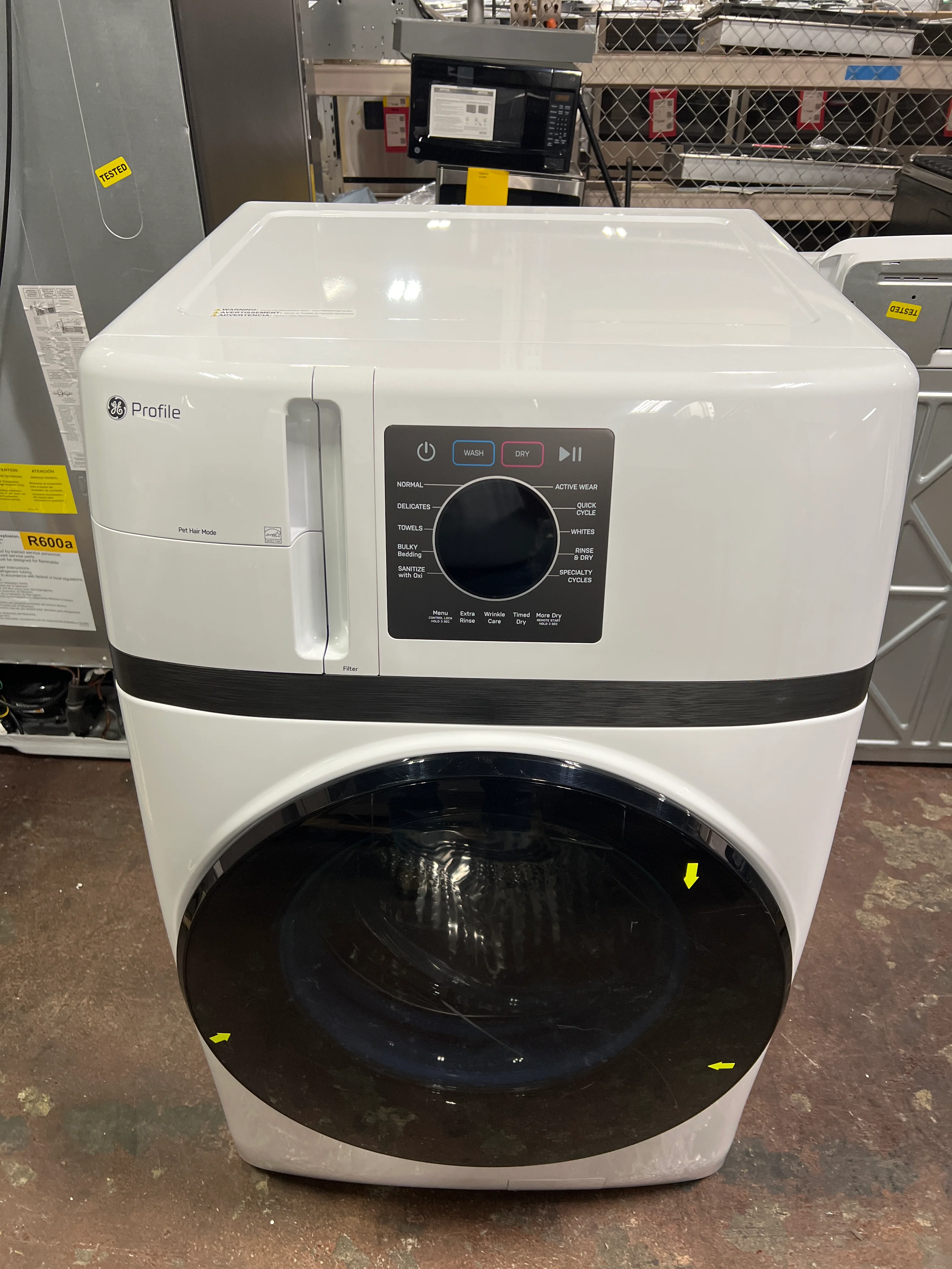 GE Profile™ ENERGY STAR® 4.6 cu. ft. Capacity UltraFast Combo with Ventless Inverter Heat Pump Technology Washer/Dryer - Image 6