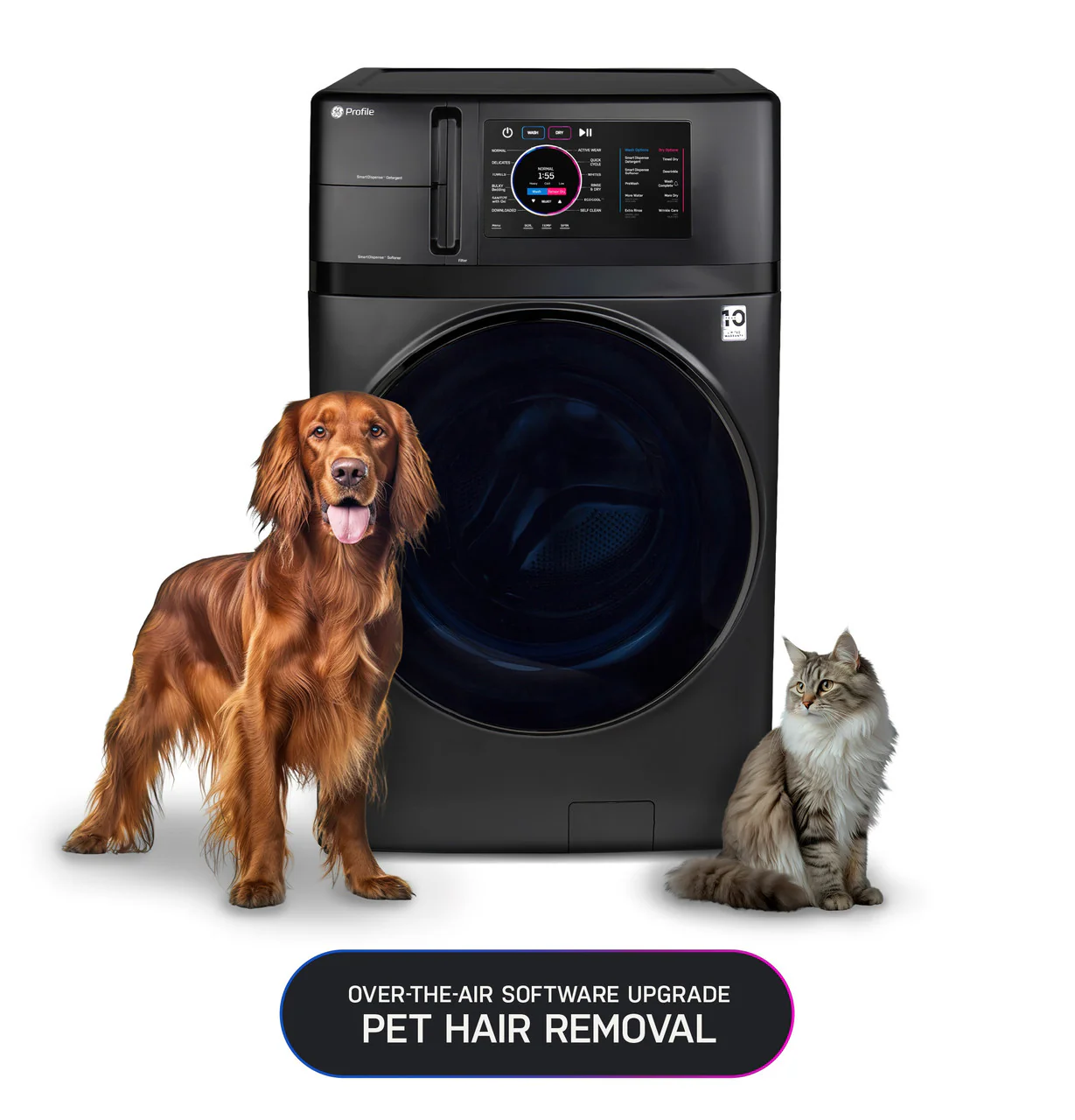 GE Profile ENERGY STAR 4.8 cu. ft. Capacity UltraFast Combo with Ventless Inverter Heat Pump Technology Washer/Dryer - Image 5
