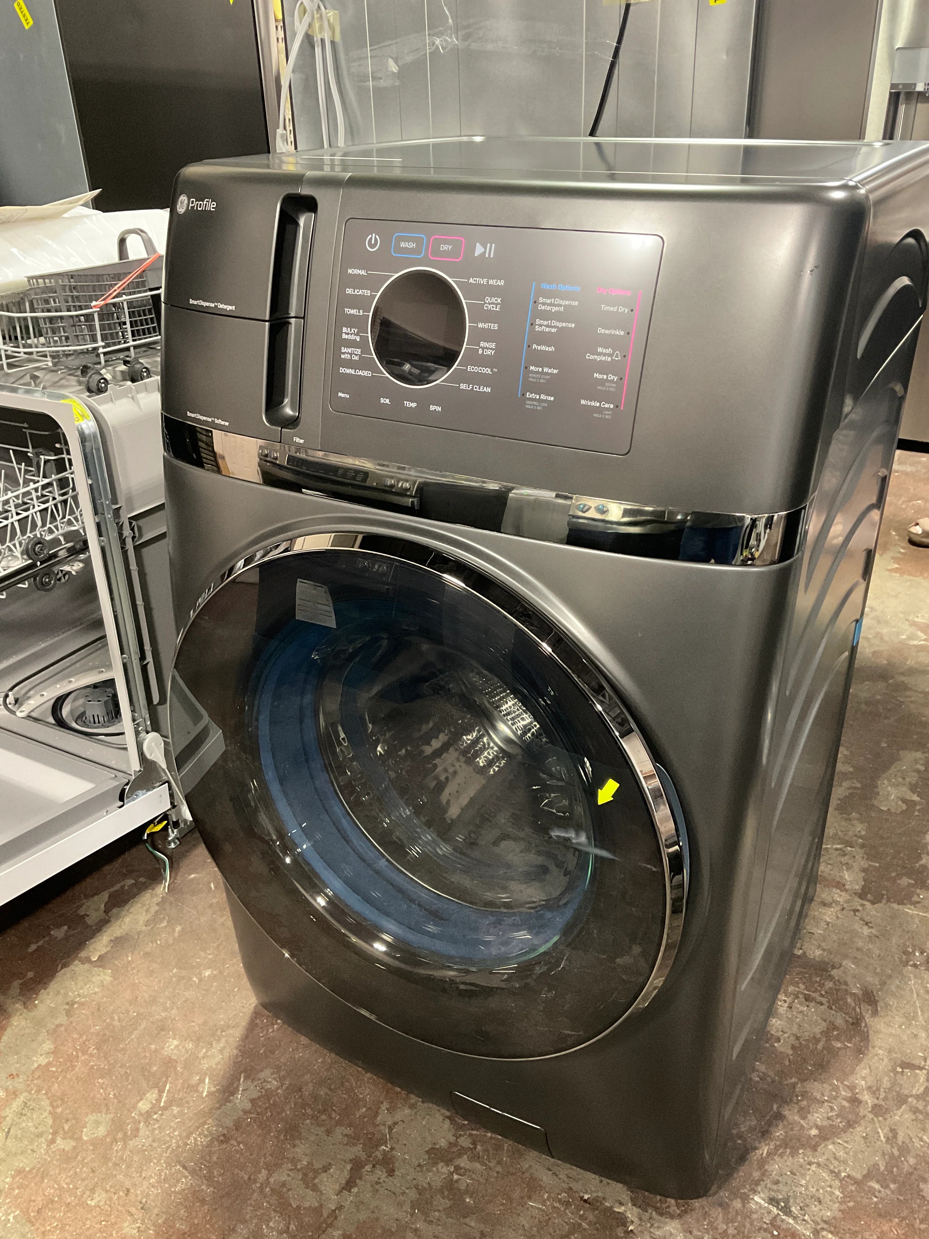 GE Profile ENERGY STAR 4.8 cu. ft. Capacity UltraFast Combo with Ventless Inverter Heat Pump Technology Washer/Dryer - Image 9