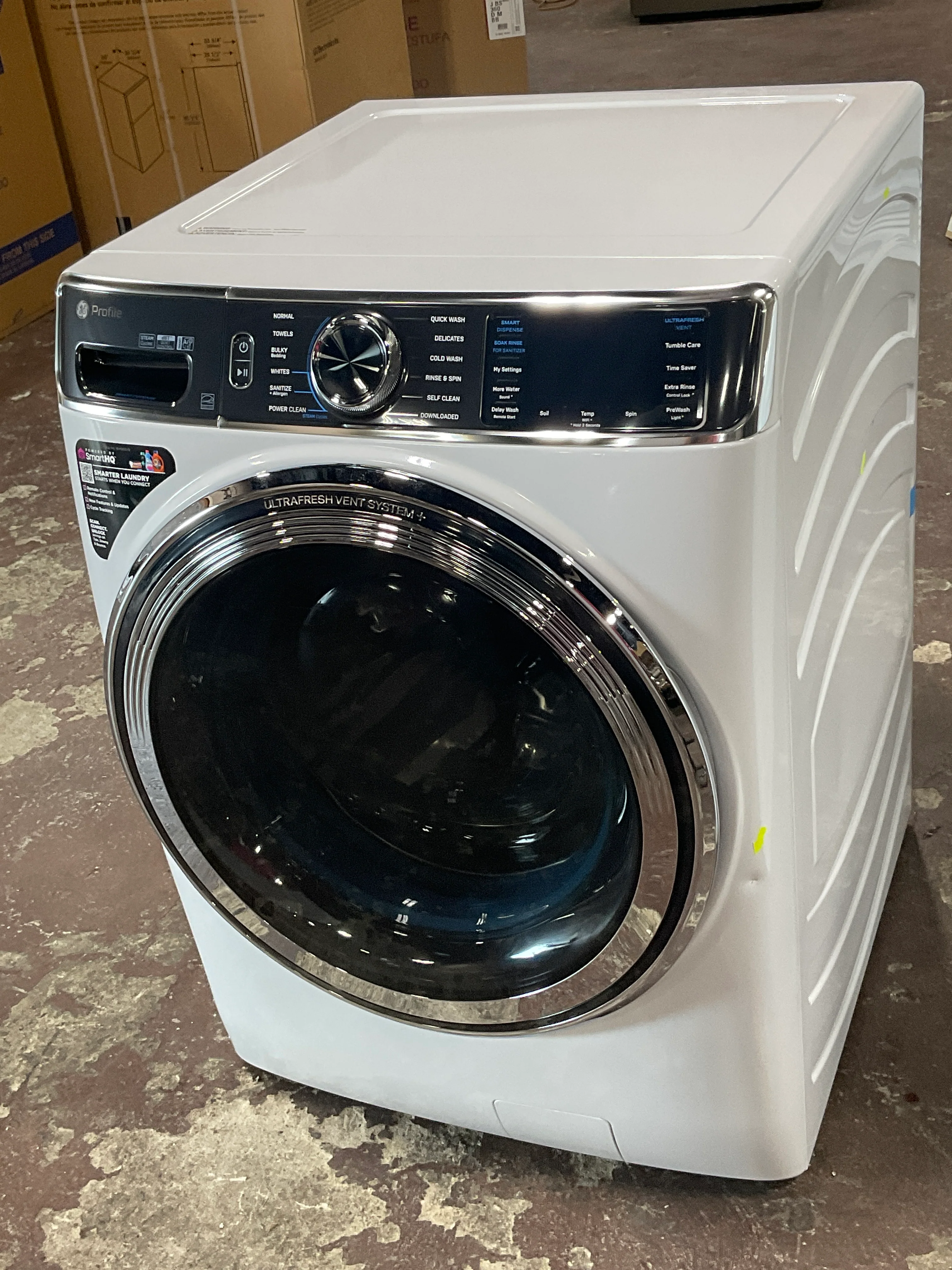GE Profile™ 5.3 cu. ft. Capacity Smart Front Load ENERGY STAR® Washer with UltraFresh™ Vent System+ with OdorBlock™ - Image 6